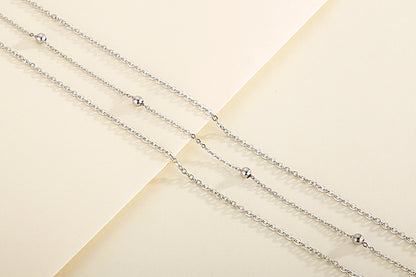 Korean Simple Stainless Chain Three-layer Chain Necklace Wholesale Gooddiy