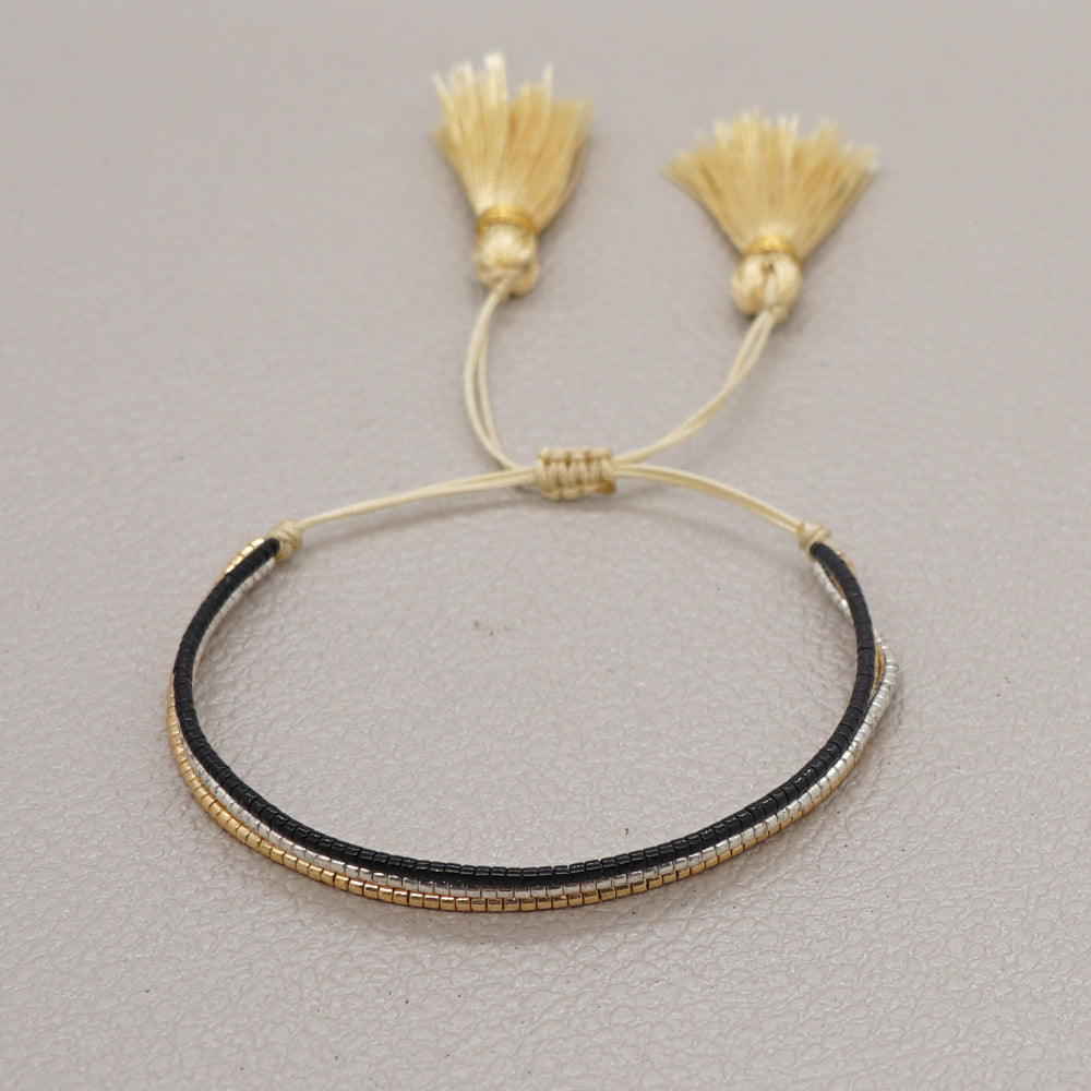 Simple Style Geometric Glass Unisex Bracelets