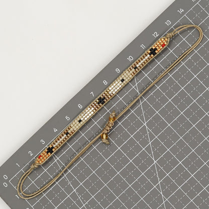 Simple Style Geometric Glass Unisex Bracelets