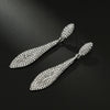 1 Pair Luxurious Water Droplets Plating Inlay Alloy Rhinestones Drop Earrings