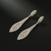 1 Pair Luxurious Water Droplets Plating Inlay Alloy Rhinestones Drop Earrings