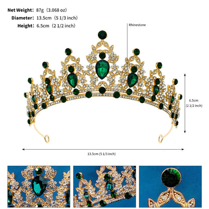 Retro Crown Alloy Plating Crown 1 Piece