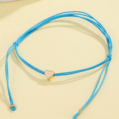 Heart Alloy Plating No Inlaid Women'S Bracelets