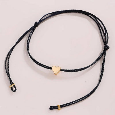 Heart Alloy Plating No Inlaid Women'S Bracelets