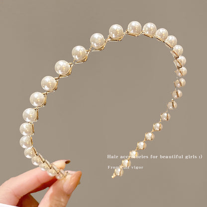 Fashion Pearl Beaded Headband Wholesale