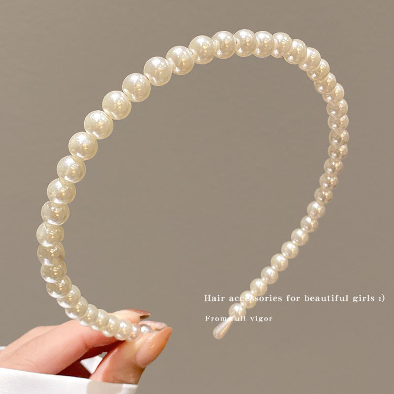 Fashion Pearl Beaded Headband Wholesale