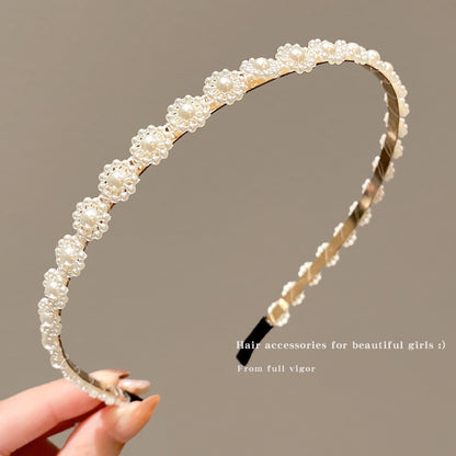 Fashion Pearl Beaded Headband Wholesale