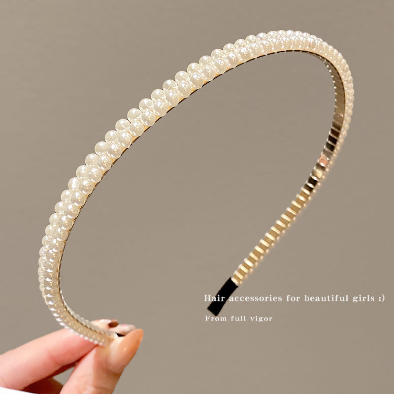 Fashion Pearl Beaded Headband Wholesale