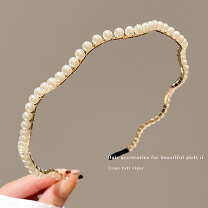 Fashion Pearl Beaded Headband Wholesale