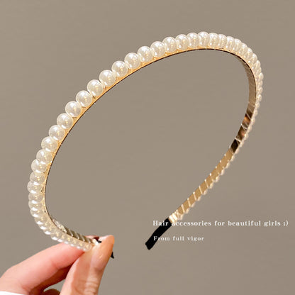 Fashion Pearl Beaded Headband Wholesale