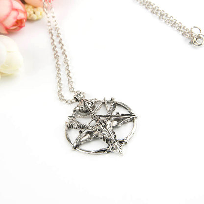 Retro Geometric Alloy Plating Unisex Pendant Necklace