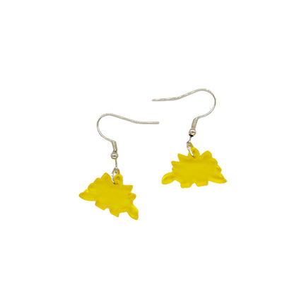 1 Pair Simple Style Solid Color Patchwork Arylic Drop Earrings