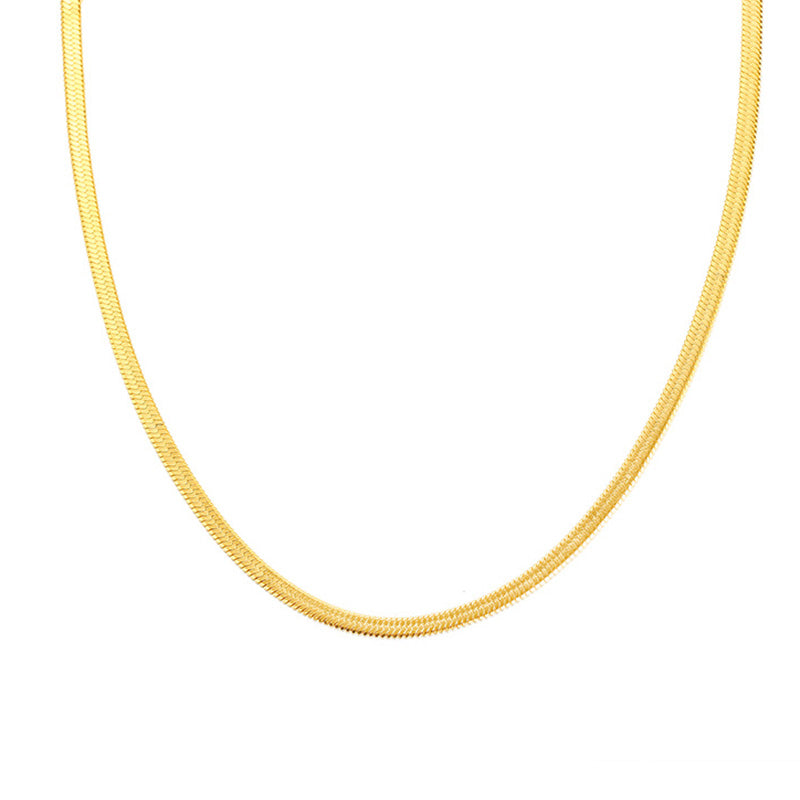 Simple Style Geometric Stainless Steel Gold Plated Necklace