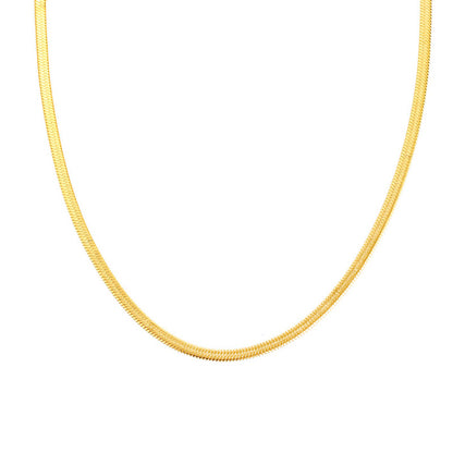 Simple Style Geometric Stainless Steel Gold Plated Necklace