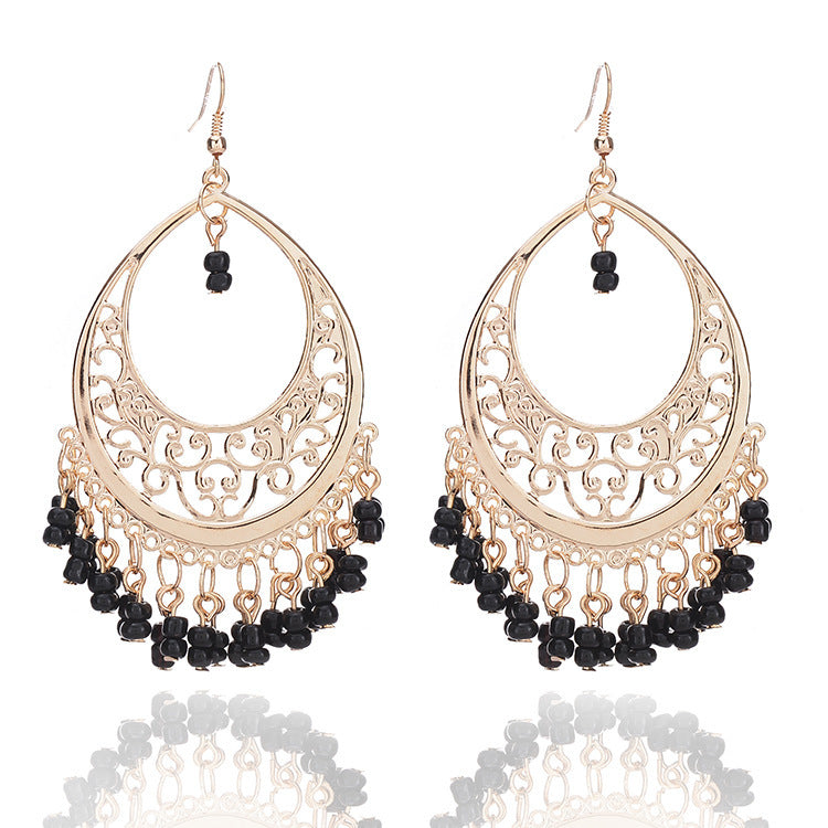 1 Pair Fashion Bohemian Geometric Alloy Women's Drop Earrings