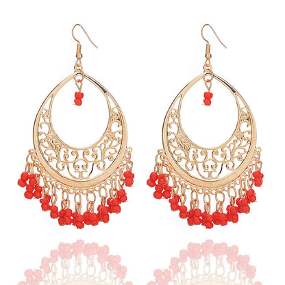 1 Pair Fashion Bohemian Geometric Alloy Women's Drop Earrings