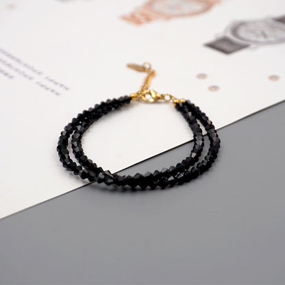 Simple Style Geometric Artificial Crystal Beaded Women's Bracelets