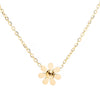 Elegant Simple Style Daisy Stainless Steel Plating 18k Gold Plated Pendant Necklace