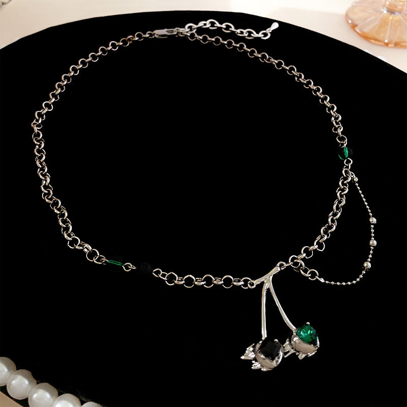 Casual Heart Shape Alloy Beaded Plating Inlay Resin Women's Layered Necklaces