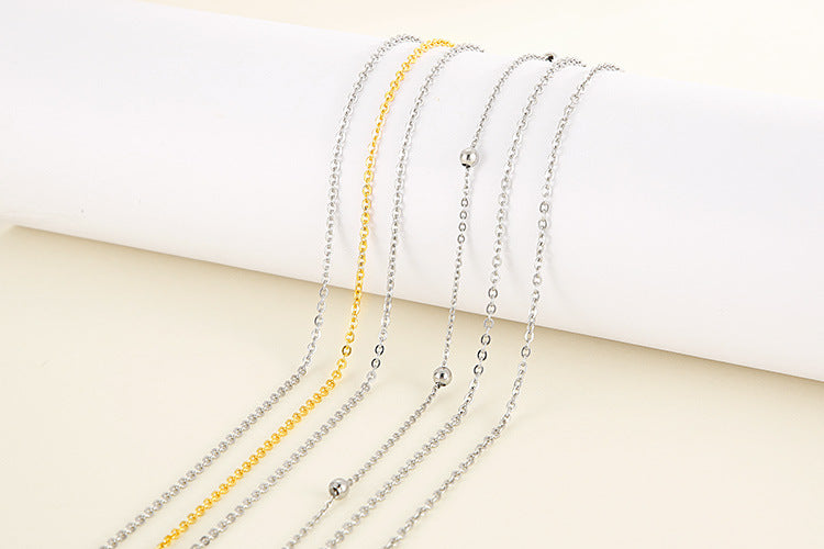 Korean Simple Stainless Chain Three-layer Chain Necklace Wholesale Gooddiy