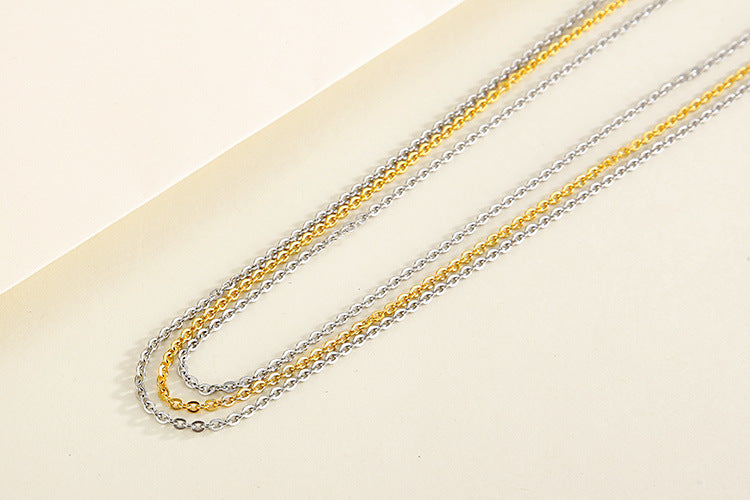 Korean Simple Stainless Chain Three-layer Chain Necklace Wholesale Gooddiy