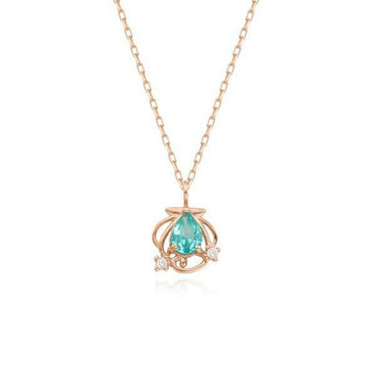 Original Design Crown Flower Sterling Silver Inlay Gem Women's Rings Necklace
