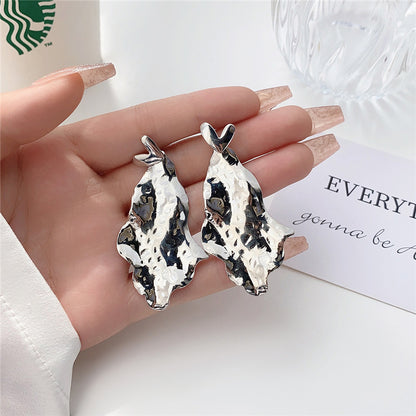 1 Pair Casual Classic Style Star Waves Plating Alloy Drop Earrings