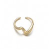 Simple Style Round Knot Stainless Steel Plating 18k Gold Plated Open Rings