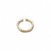 Simple Style Round Knot Stainless Steel Plating 18k Gold Plated Open Rings