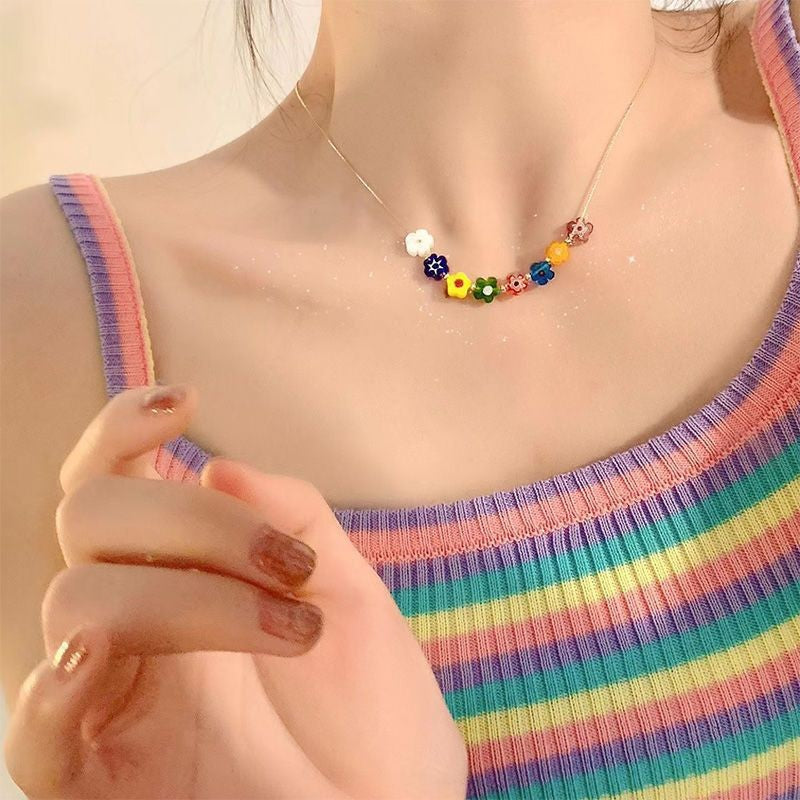 Simple Style Star Plastic Resin Wholesale Necklace