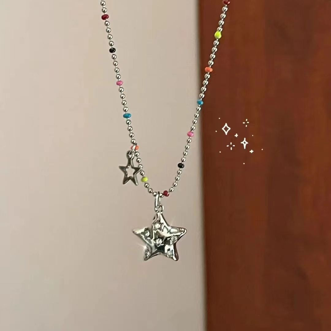 Simple Style Star Plastic Resin Wholesale Necklace