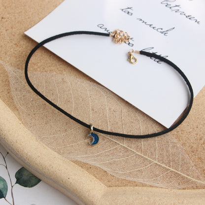 Ig Style Streetwear Cool Style Heart Shape Rhinestones Cloth Wholesale Choker