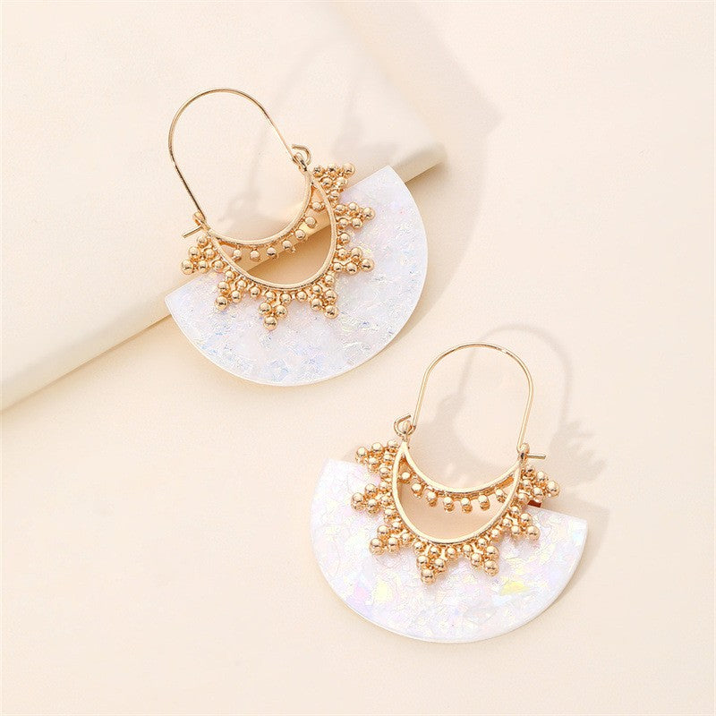 1 Pair Retro Geometric Snake Alloy Earrings