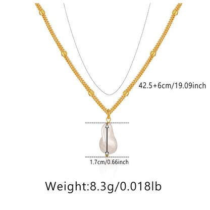 Elegant Heart Shape Copper Plating Inlay Zircon Pendant Necklace