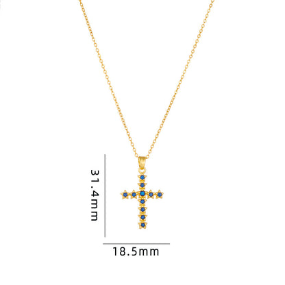 Simple Style Cartoon Character Heart Shape Bow Knot Copper Inlay Zircon Pendant Necklace