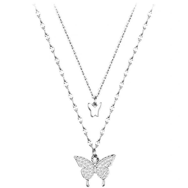 Modern Style Butterfly Alloy Wholesale Necklace