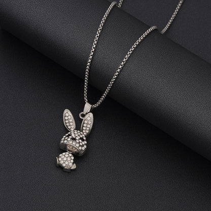 Cute Animal Alloy Titanium Steel Wholesale Pendant Necklace