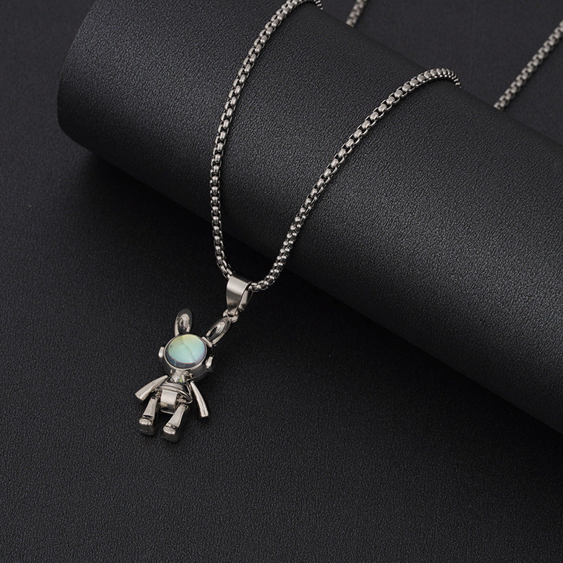 Cute Animal Alloy Titanium Steel Wholesale Pendant Necklace