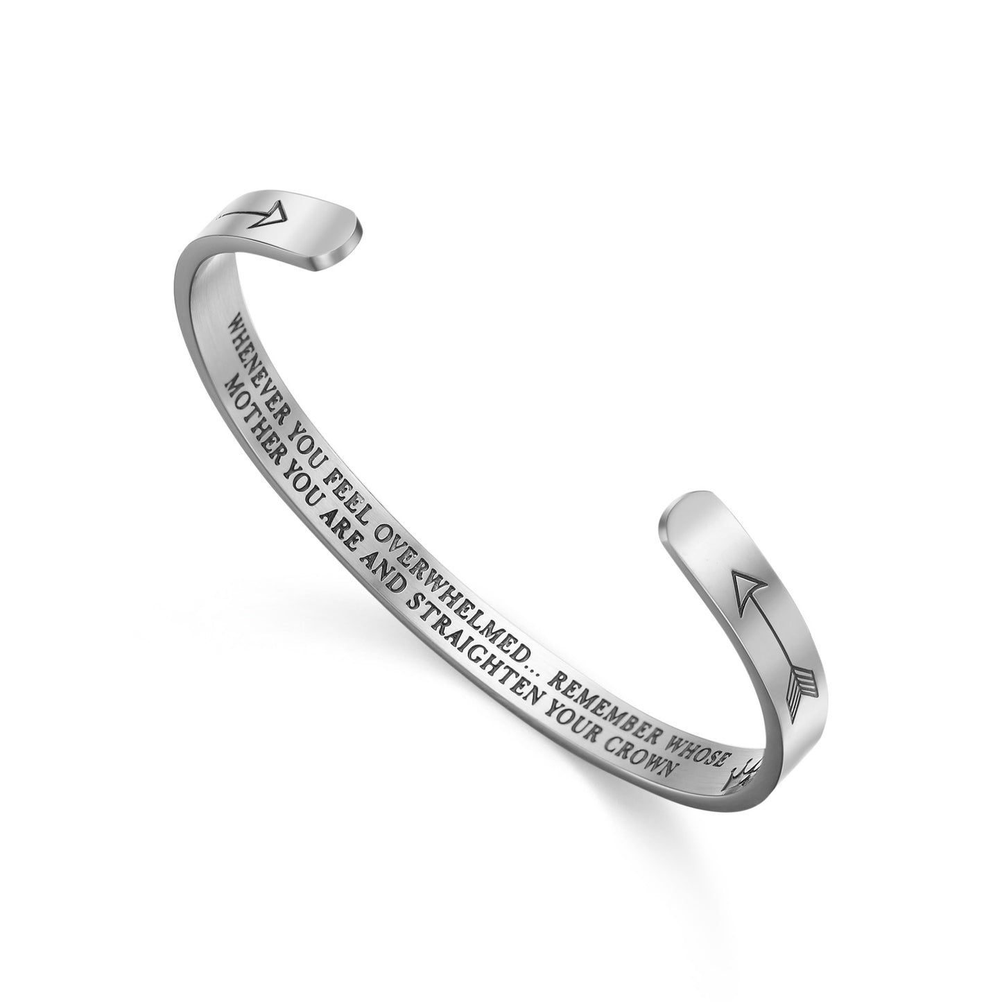 Stainless Steel Basic Letter Plating Cuff Bracelets