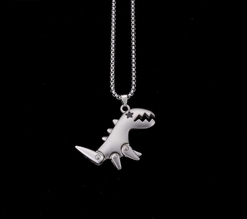 Punk Streetwear Animal Alloy Titanium Steel Wholesale Pendant Necklace