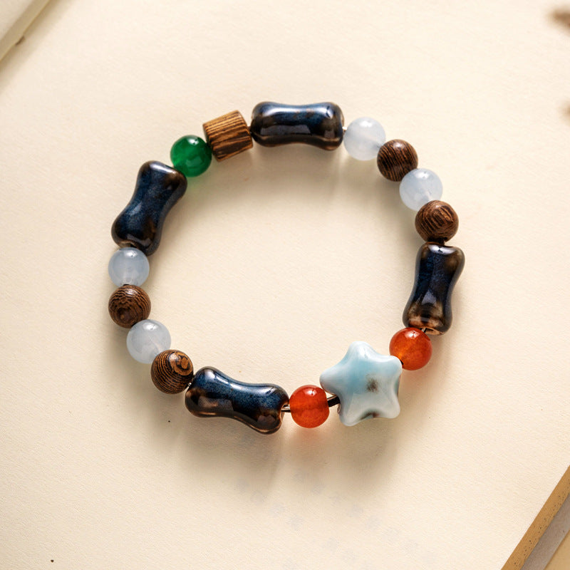 Ethnic Style Geometric Ceramics Beaded Women's Bracelets