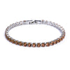 Fashion Solid Color Copper Rhinestones Bracelets