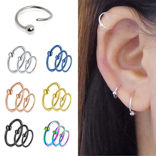 1 Piece Ethnic Style Flower Stainless Steel Ear Studs