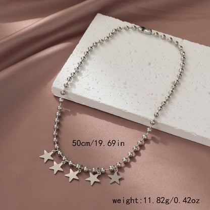 Business Star Alloy Wholesale Pendant Necklace