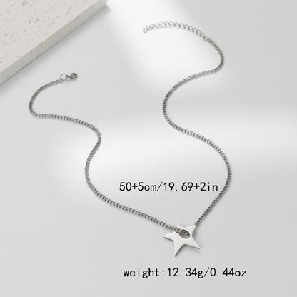 Business Star Alloy Wholesale Pendant Necklace