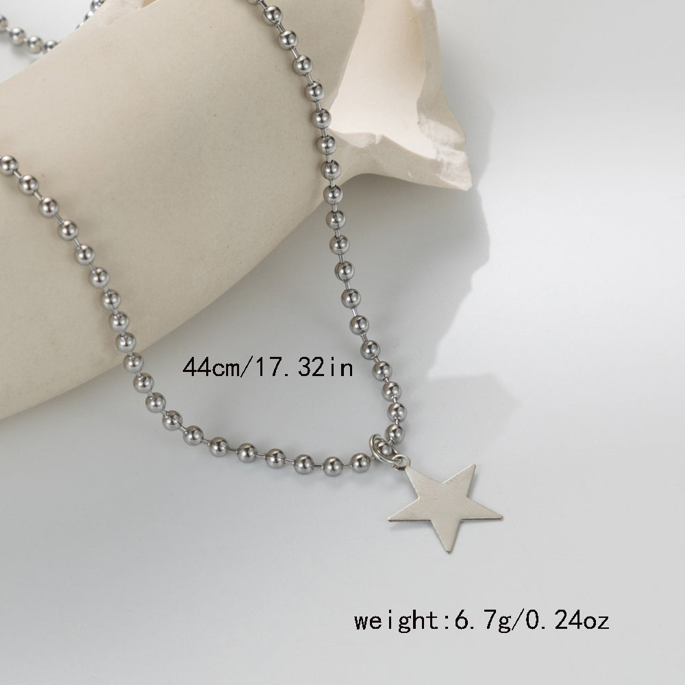 Business Star Alloy Wholesale Pendant Necklace