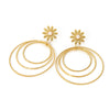 1 Pair Elegant Basic Streetwear Circle Plating Stainless Steel Drop Earrings