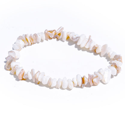 Wholesale Simple Style Solid Color Natural Stone Polishing Bracelets