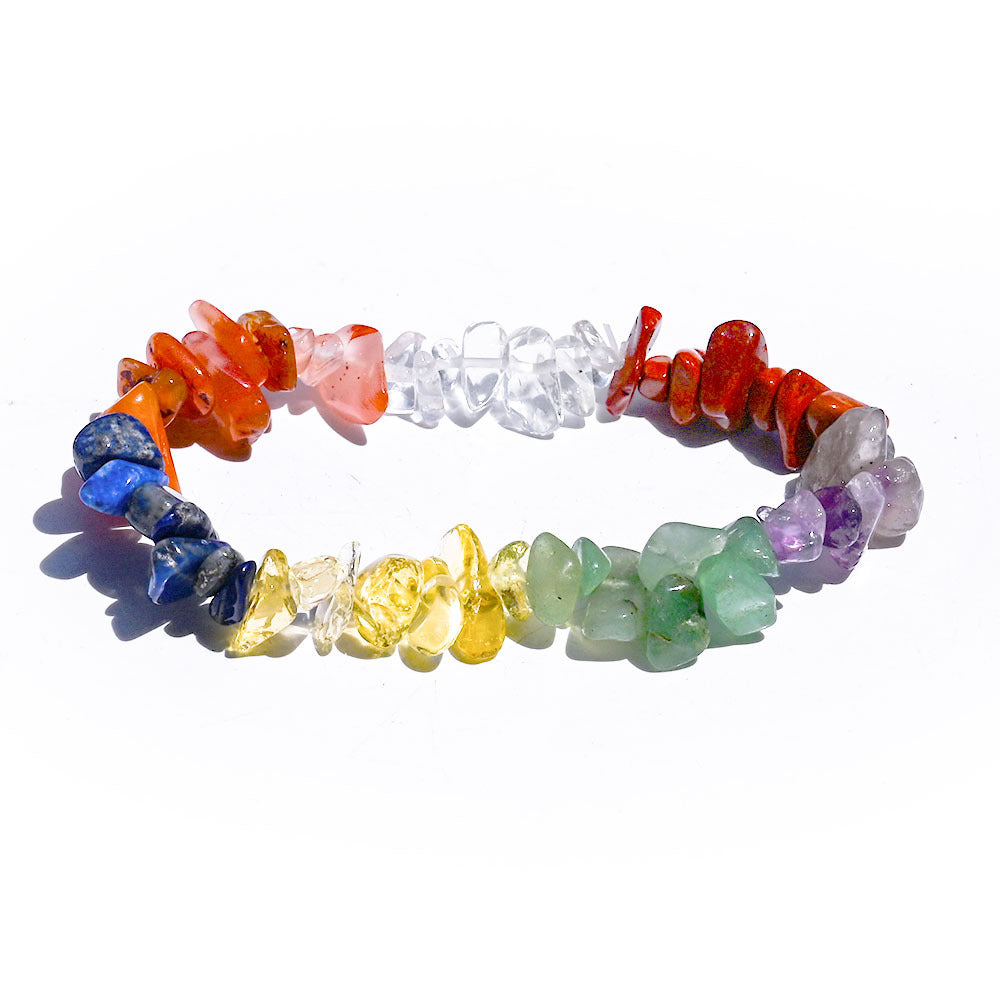 Wholesale Simple Style Solid Color Natural Stone Polishing Bracelets