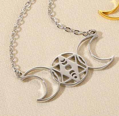 Simple Style Devil's Eye Heart Shape Butterfly Stainless Steel Plating Hollow Out Pendant Necklace